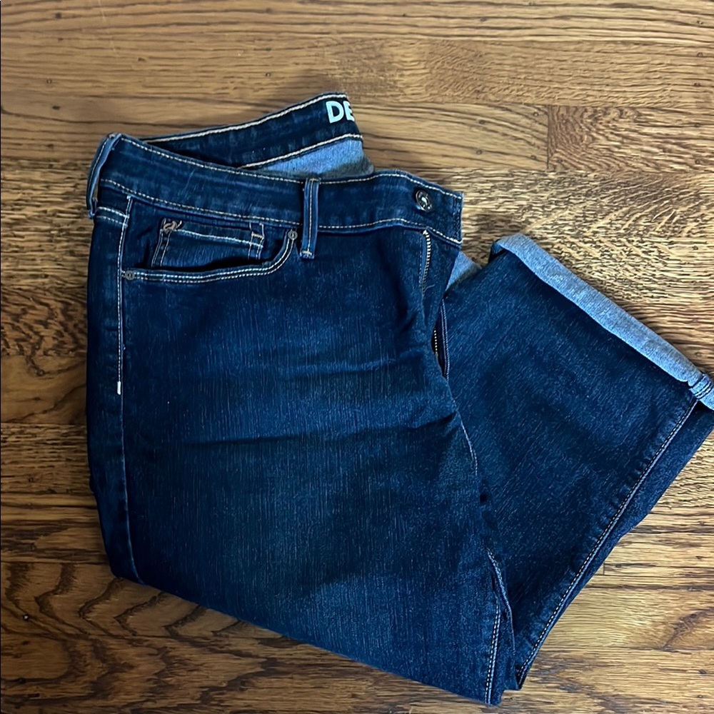 Denizen by Levi Dark Blue Denim Jeans womens size 14